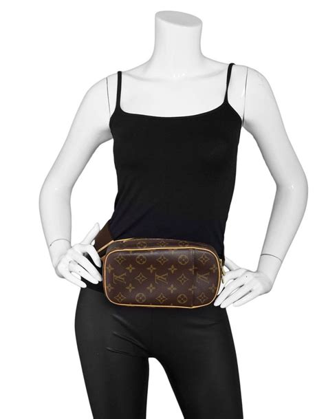 louis vuitton monogram canvas pochette gange crossbody waist pouch bag|Louis Vuitton Monogram Pochette Gange .